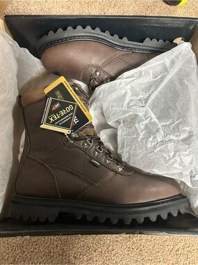 Cabelas gore-tex Men's Brown Leather Waterproof hunting 🥾 boots